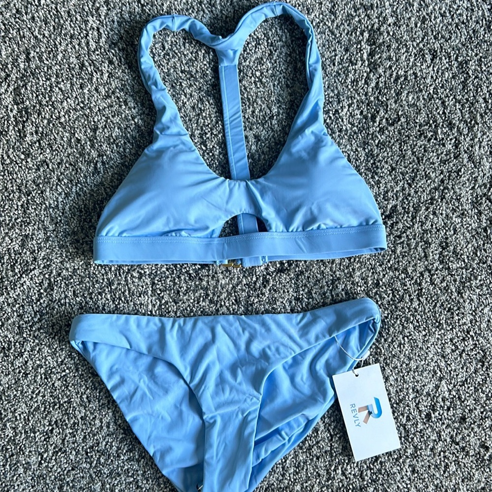 Powder blue bikini